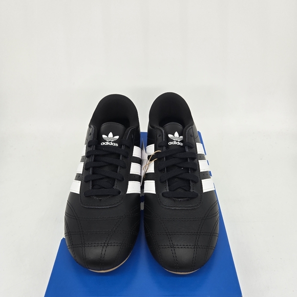 New Adidas Taekwondo Lace Big Kids 'Black White Gum' Shoes Size 5 - Picture 2 of 8